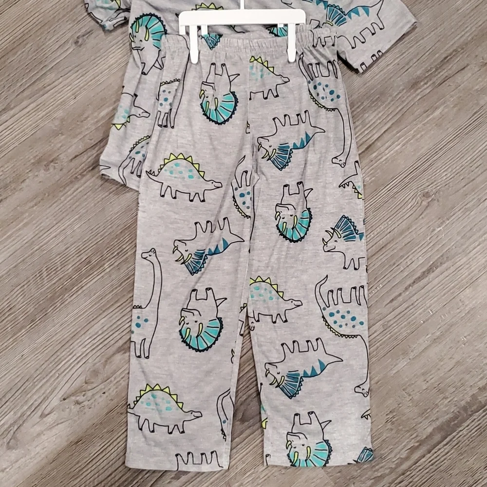 Carter Just for You Dino Snores 3 Peice Pajama Set Size 5T